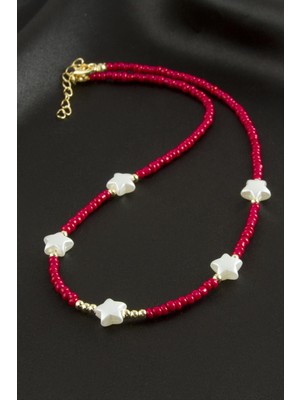 Die Grup Yıldız Inci Kum Boncuk Kolye DIE-GRPBJT34