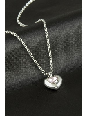 Die Grup Kalp Taşlı Kolye DIE-GRPBJT34