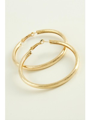 Die Grup Simli Boru Halka Küpe 4,5 cm DIE-GRPBJT34