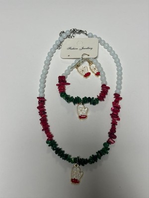 Die Grup 2026 Yılbaşı Doğaltaş Set Kolye DIE-GRPBJT34