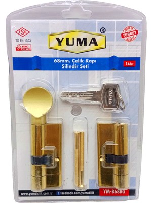 Die Grup Sarı Mandallı Çelik Kapı Barel Set 68M (4887) DIEGRP-RSGO34