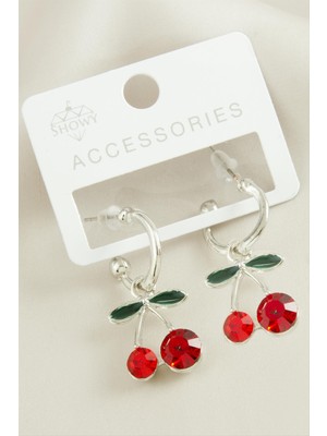 Die Grup Kiraz Taşlı Küpe DIE-GRPBJT34