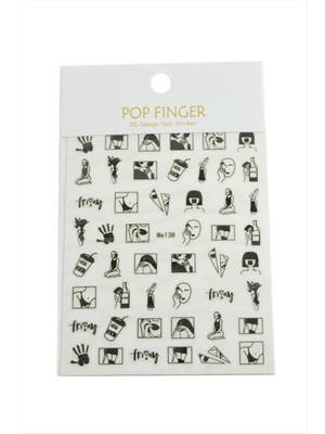 Die Grup Eldiven Tattoo Dövme Sticker DIE-GRPBJT34