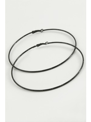 Die Grup Noktalı Metal Halka Küpe 8-9-10 cm DIE-GRPBJT34