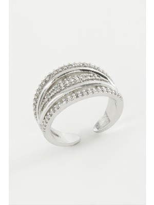 Die Grup 5 Sıra Zirkon Taşlı Yüzük DIE-GRPBJT34