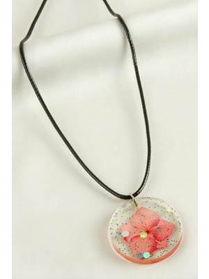 Die Grup Ortanca Çiçek Epoksi Kolye DIE-GRPBJT34