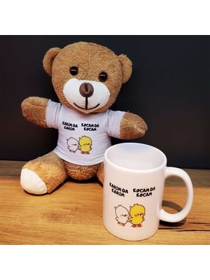 Die Grup Peluş Oyuncak Ayı ve Kupa Seti DIEGRP-RSETT34