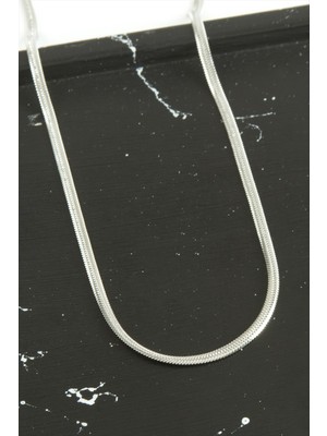 Die Grup Ince Italyan Zincir Çelik Kolye 45 cm DIE-GRPBJT34