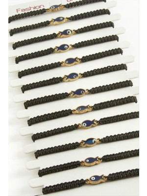 Die Grup Balık Makrome Örgülü Bileklik DIE-GRPBJT34