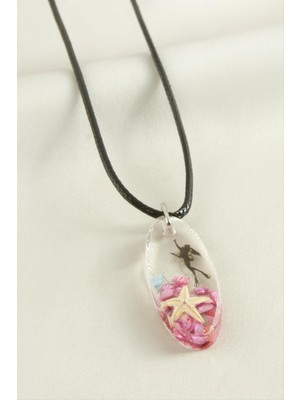 Die Grup Deniz Yıldızı Elips Epoksi Kolye DIE-GRPBJT34