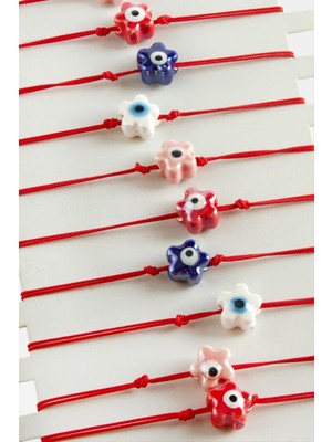 Die Grup Çiçek Cam Ip Bileklik DIE-GRPBJT34