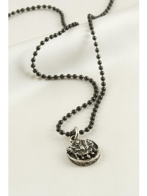 Die Grup Osmanlı Bayrağı Top Zincirli Erkek Kolye DIE-GRPBJT34