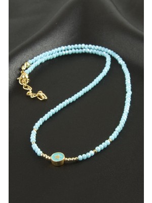 Die Grup Karışık Kristal Kolye 1 Adet DIE-GRPBJT34