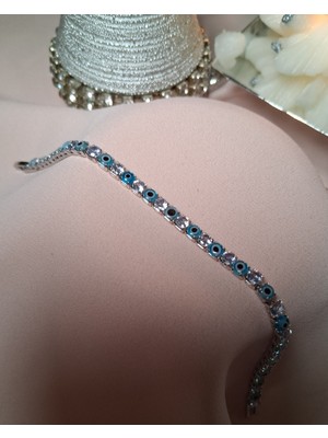 Twinroots Kararmaz Çelik Suyolu Boncuklu Bileklik