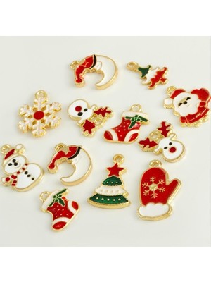 Die Grup Karışık Yılbaşı Özel Mineli Kolye Ucu 1 Adet DIE-GRPBJT34