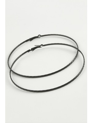 Die Grup Zincir Desenli Metal Halka Küpe 8-9-10 cm DIE-GRPBJT34