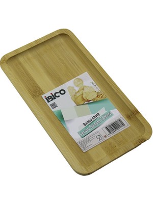 Die Grup Dikdörtgen Ahşap Bambu Servis Sunum Tepsi - Tahtası Mini Tepsi 25 x 14 x 1.4cm (4887) Dıegrp
