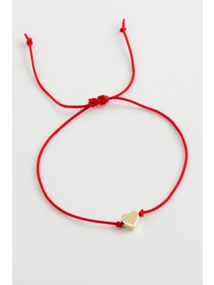 Die Grup Kalp Makrome Ip Bileklik DIE-GRPBJT34