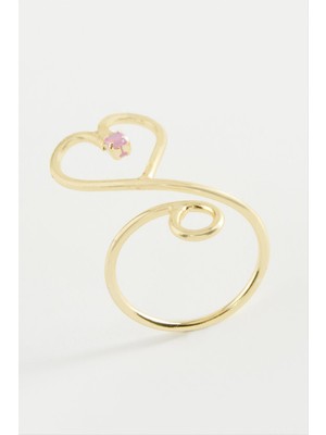 Die Grup Kalp Taşlı Yüzük DIE-GRPBJT34