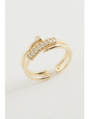 Die Grup Çivi Zirkon Taşlı Yüzük DIE-GRPBJT34