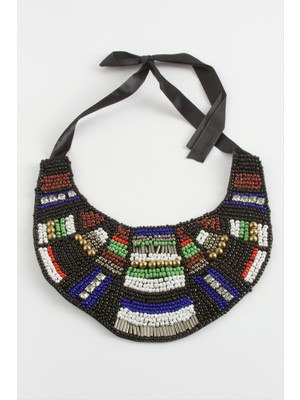 Die Grup Etnik Kum Boncuk Yaka Kolye DIE-GRPBJT34