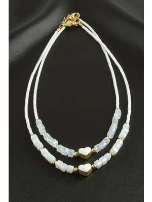 Die Grup Karışık Figürlü Miyoki Boncuk Küp Kristal Kolye 1 Adet DIE-GRPBJT34