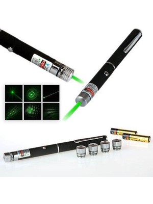 Die Grup Yeşil Lazer Pointer 5000 Mw 15 Km Etkili (Tek Başlık 5 Model) DIEGRP-RSEV34