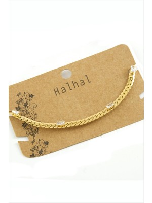 Die Grup Zirkon Taşlı Burgulu Lüks Çelik Halhal DIE-GRPBJT34