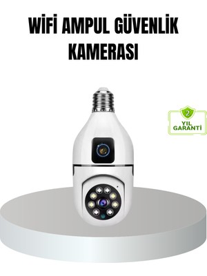 Die Grup Wifi Ampul Güvenlik Kamerası 1080P Full Hd Gece Görüşlü ve Hareket Algılamalı TDRS-DIOEGRP34