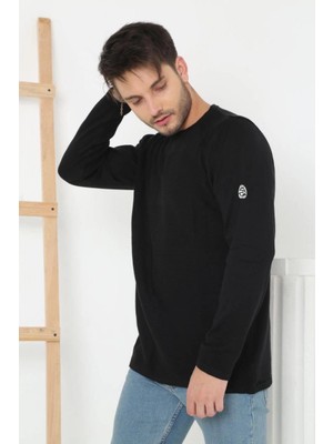 Beta Moda Hub Biskilet Yaka Kolu Armalı - Siyah