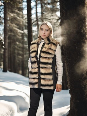 Beta Moda Hub Kolsuz Hakiki Deri Kürk - Siyah