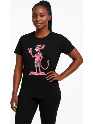 Beta Moda Hub Bisiklet Yaka Kısa Kollu Baskılı T-Shirt - Siyah