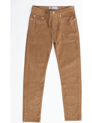 Lee Cooper Pierce Normal Bel Dar Kesim Düz Paça Kahve Erkek Pantolon