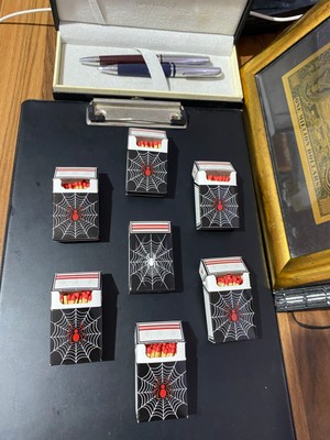 The Kibrit House  Spider-Man Örümcek Ağı Tasarım Kibrit 7’li Set