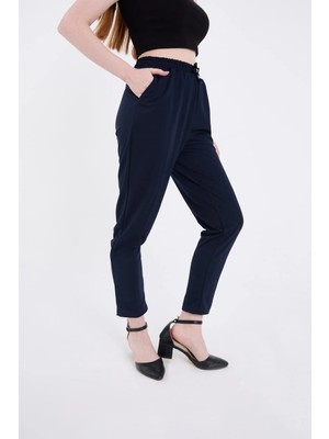 Beta Moda Hub Tam Kalıp Basic Eşofman Pantolon - Lacivert