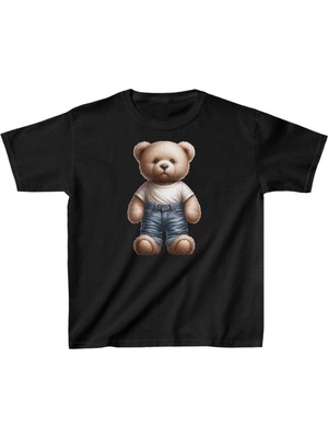 Beta Moda Hub Baskılı T-Shirt - Siyah