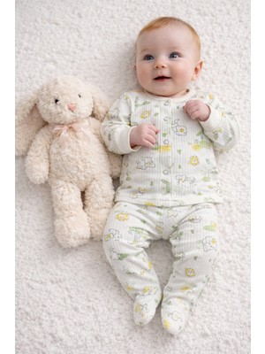 Greenmoon %100 Pamuk Bebek Pijama Takımı