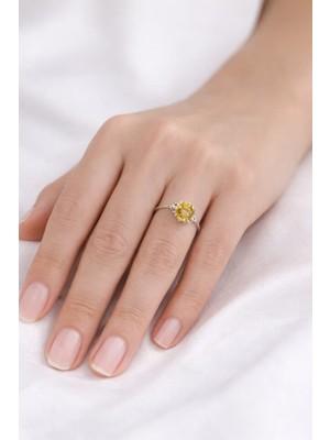 Feyz Tasarım Yadigar Tek Taş Gümüş Yüzük