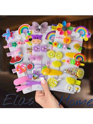 Elas Home Bebek Çocuk Toka Set 3'lü