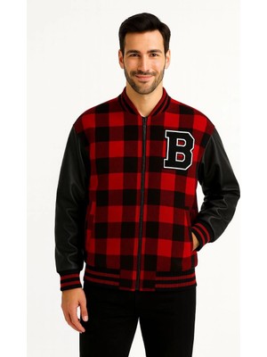 Beta Moda Hub Kolej Ceket  Bordo