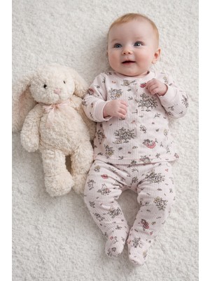Greenmoon %100 Pamuk Bebek Pijama Takımı