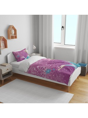 Sarel Karlar Ülkesi Baskılı 3D Tek Kişilik Nevresim