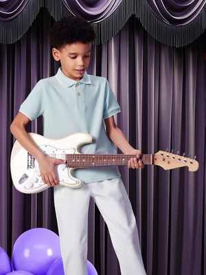 Lc Waikiki Yeni Sezon Polo Yaka Dokulu Erkek Çocuk Tişört