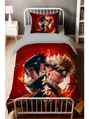 Sarel Anime Baskılı 3D Tek Kişilik Nevresim Takımı