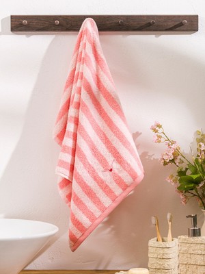 Lc Waikiki Yeni Sezon Çizgi Desenli Yüz Havlusu 50X80 cm