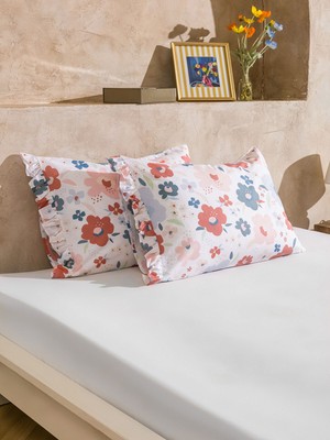 Lc Waikiki Yeni Sezon Çiçek Baskılı Yastık Kılıfı 2'li 50X70 cm