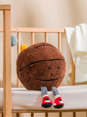 Lc Waikiki Yeni Sezon Basketbol Topu Figürlü Pelüş Bebek Kırlent 24 cm