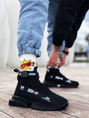 Baybonza ZR-X700 Tarz Siyah Taban Spor Ayakkabı