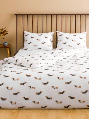 Lc Waikiki Yeni Sezon Baskılı Çift Kişilik Nevresim Seti