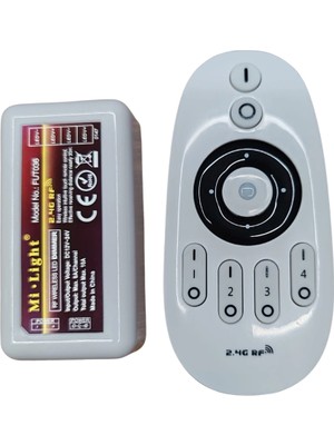 Powerr Led Aydınlatma 12V - 24V 4 Kanal 2.4 Ghz Cct Touch Dokunmatik Rf LED Dimmer